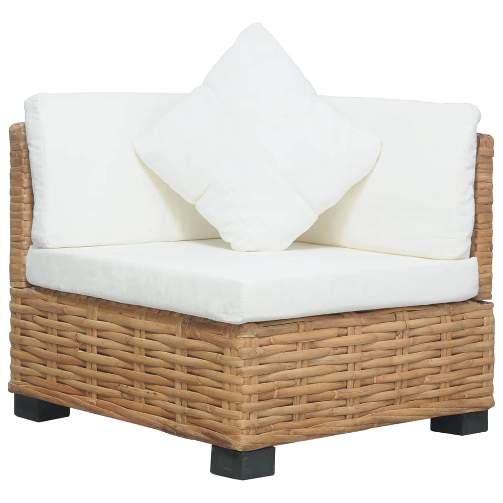 Couch 47X47X28 Cm Rattan Natur