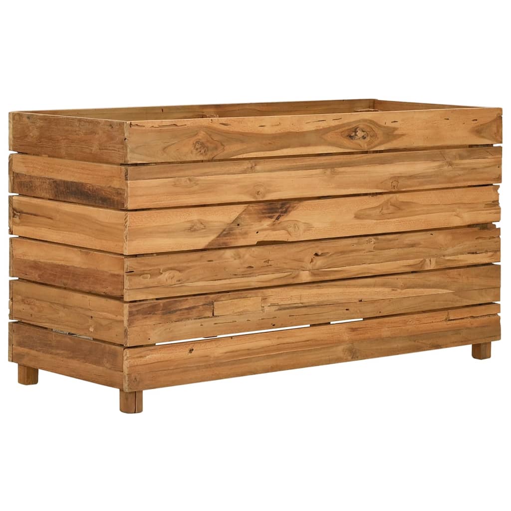 Hochbeet Teak Altholz Und Stahl