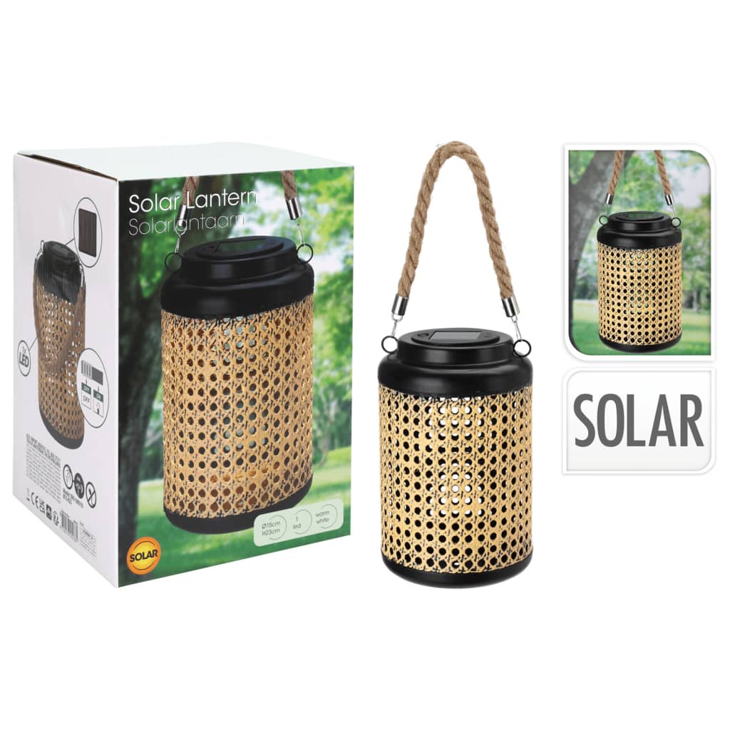 Progarden Led-Solarlaterne Mit Griff 15X23 Cm