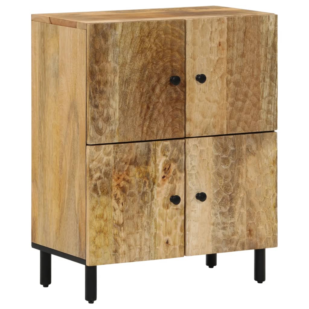 Beistellschrank 60X33X75 Cm Massivholz Akazie