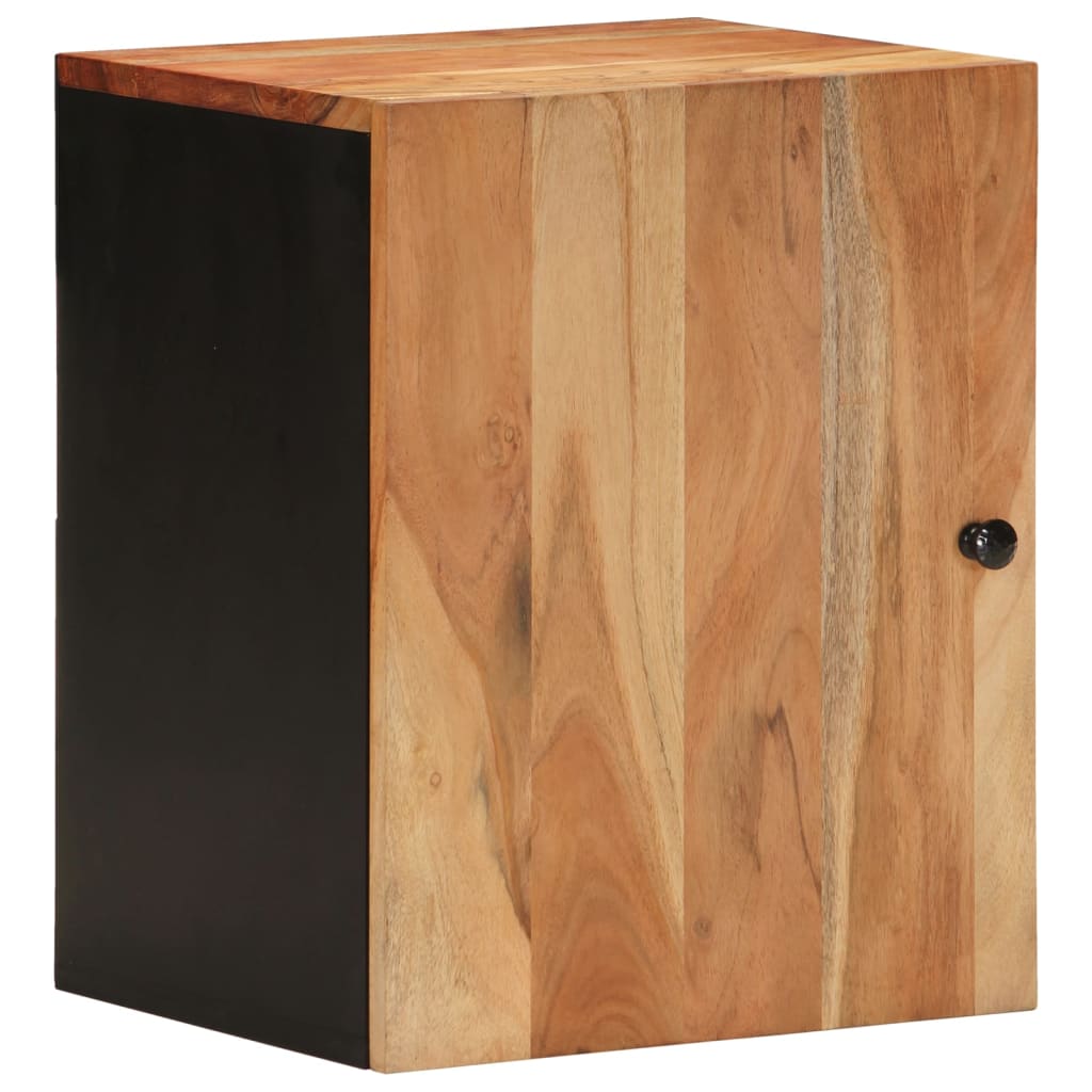 Bad-Wandschrank 38X33X48 Cm Massivholz Akazie