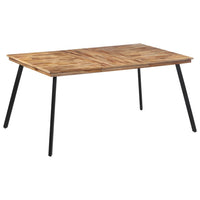 Esstisch 169X98,5X76 Cm Massivholz Teak