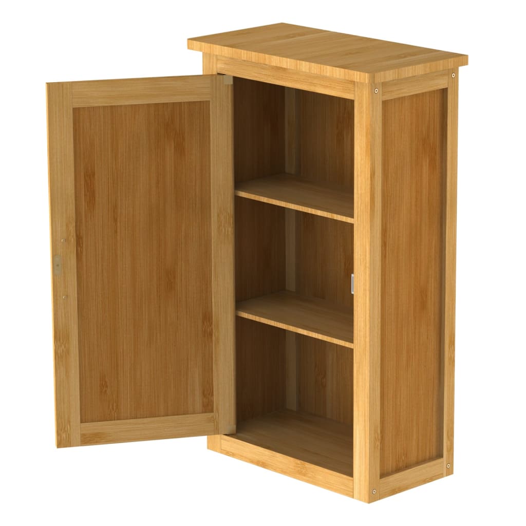 Eisl Wandschrank Mit Tür 40X20X70 Cm Bambus